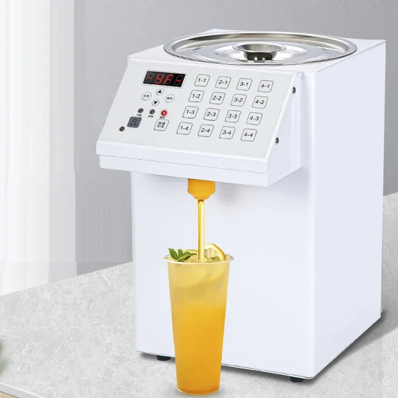 Automatic Smart Coffee Fructose Machine, 8-liter Microcomputer Quantitative Fructose Machine, Commercial Milk Tea Shop Equipment