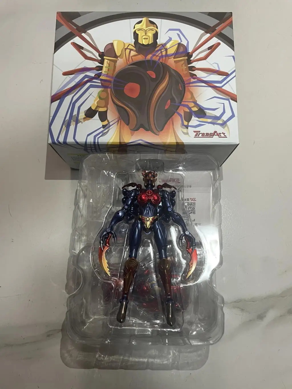 New   TA TransArt Toys BWM-08 BWM08 METAL Blackarachnid Beast Wars BW Two Forms Spider Figure in stock