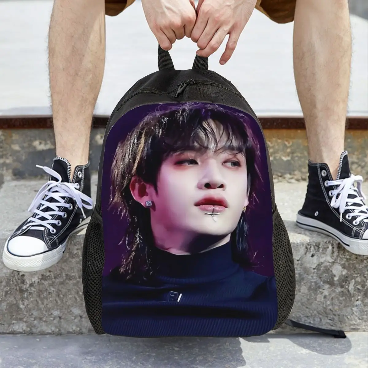 

Рюкзак Bang Chan, Лидер продаж, рюкзак большой емкости, детская сумка для книг, школьная сумка, сумки на плечо для мужчин и женщин