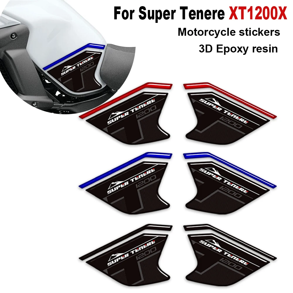 

Для Yamaha Super Tenere XT1200X XT1200Z 3D комплект из эпоксидной смолы, наклейки на бак мотоцикла, защитные наклейки