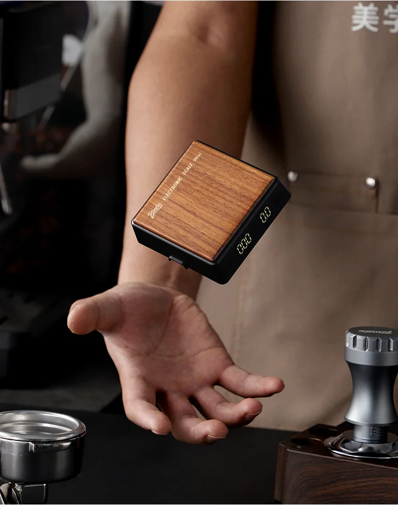 Bincoo electronic coffee scale Italian coffee bean weighing smart hand made mini professional coffee scale coffee equipment Hot