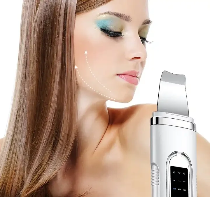 2026 Neuankömmling Ems Vibration Gesichtsspatel Peel Gesichtspeeling Hautpflegereiniger Sonic Spatel Ultraschall-Hautwäscher 500 Mah