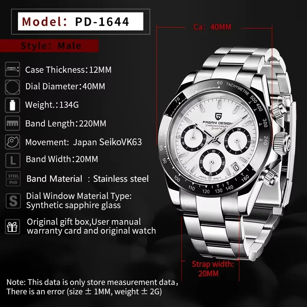 PAGANI DESIGN Jam Tangan Pria  - Luxury Watch Wallpaper ulasan dan harga