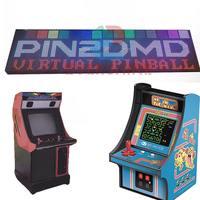 P2.5mm DYI Pitch P2.5 RGB Full Color SMD2121 160x80mm 64x32 Pixels LED Module 1/16 Scan LED PIN 2DMD Game Console Matrix Panel