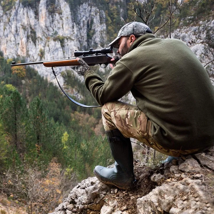 قفازات صيد مموهة بدون أصابع، قفازات احترافية مضادة للانزلاق للحماية من الشمس، خفيفة الوزن، ملحقات رماية الصيد في الهواء الطلق