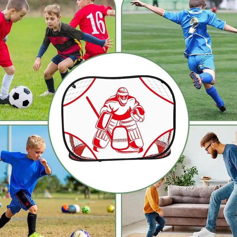 Voetbalnet Opvouwbaar pop-up voetbalnet Voetbaldoel voor kinderen voor multifunctioneel net Nauwkeuriger schoten voor voetbaltraining in de achtertuin