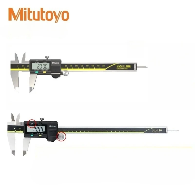 

Mitutoyo LCD Digital 0.01mm High-precision Stainless Steel Vernier Caliper Wear Resistant 150/200/300mm Measuring Tool