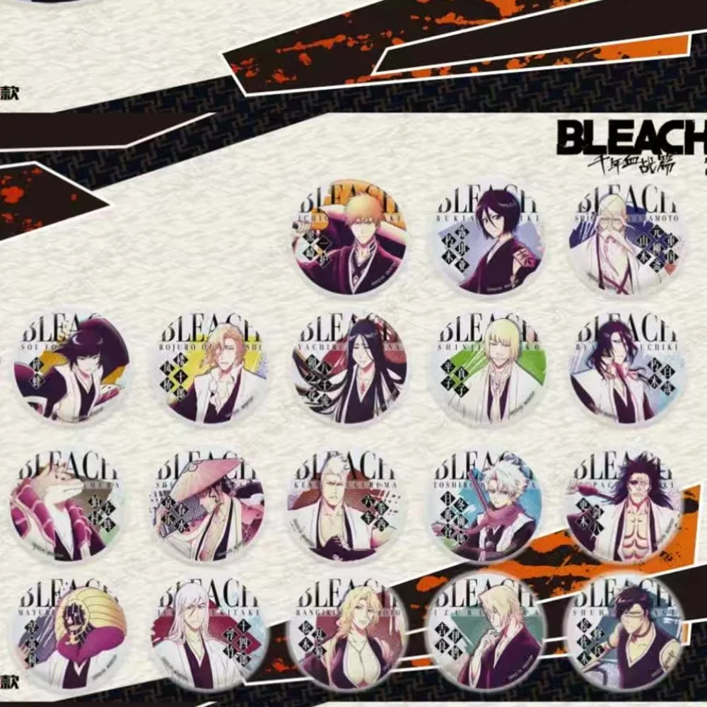 เข็มกลัดการ์ตูน KAYOU Bleach ของแท้ ตัวละครอนิเมะสุดเท่ ดีไซน์โดดเด่นไม่ซ้ำใคร ของสะสมสุดพิเศษสำหรับคอสเพลย์ ของขวัญสุดเก๋