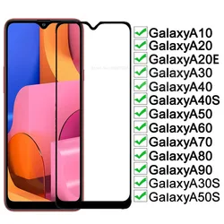 2Pcs HD Screen Protector For Samsung Galaxy A10 A20 A30 A40 A50 A13 A23 A53 A34 Screen Protector For A70 A80 A90 A31 A51 A71