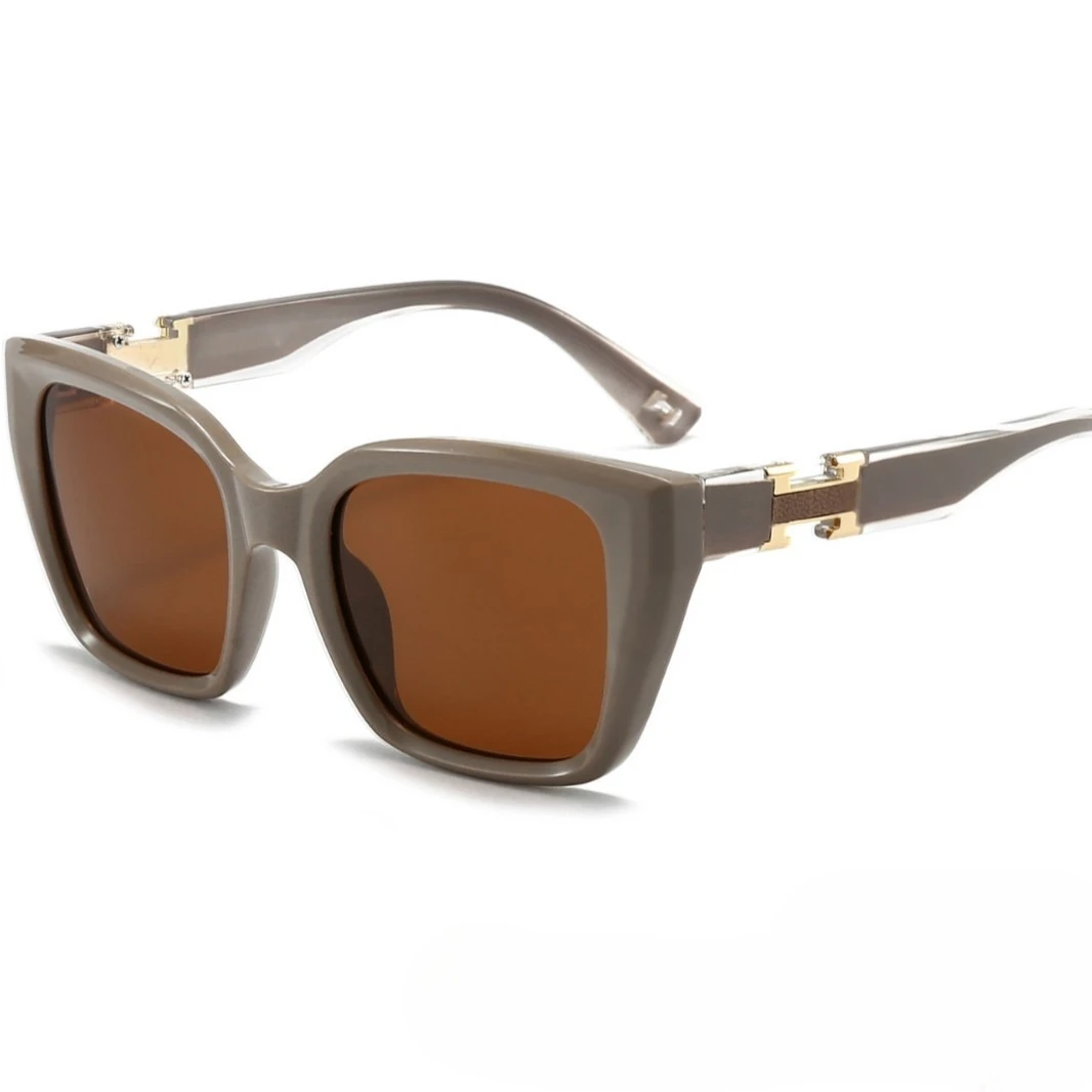 2025 New Women's Cat Eye Polarized Sunglasses - HD High Definition Trendy Street Fashion Shades, UV Protection Sun Glasses