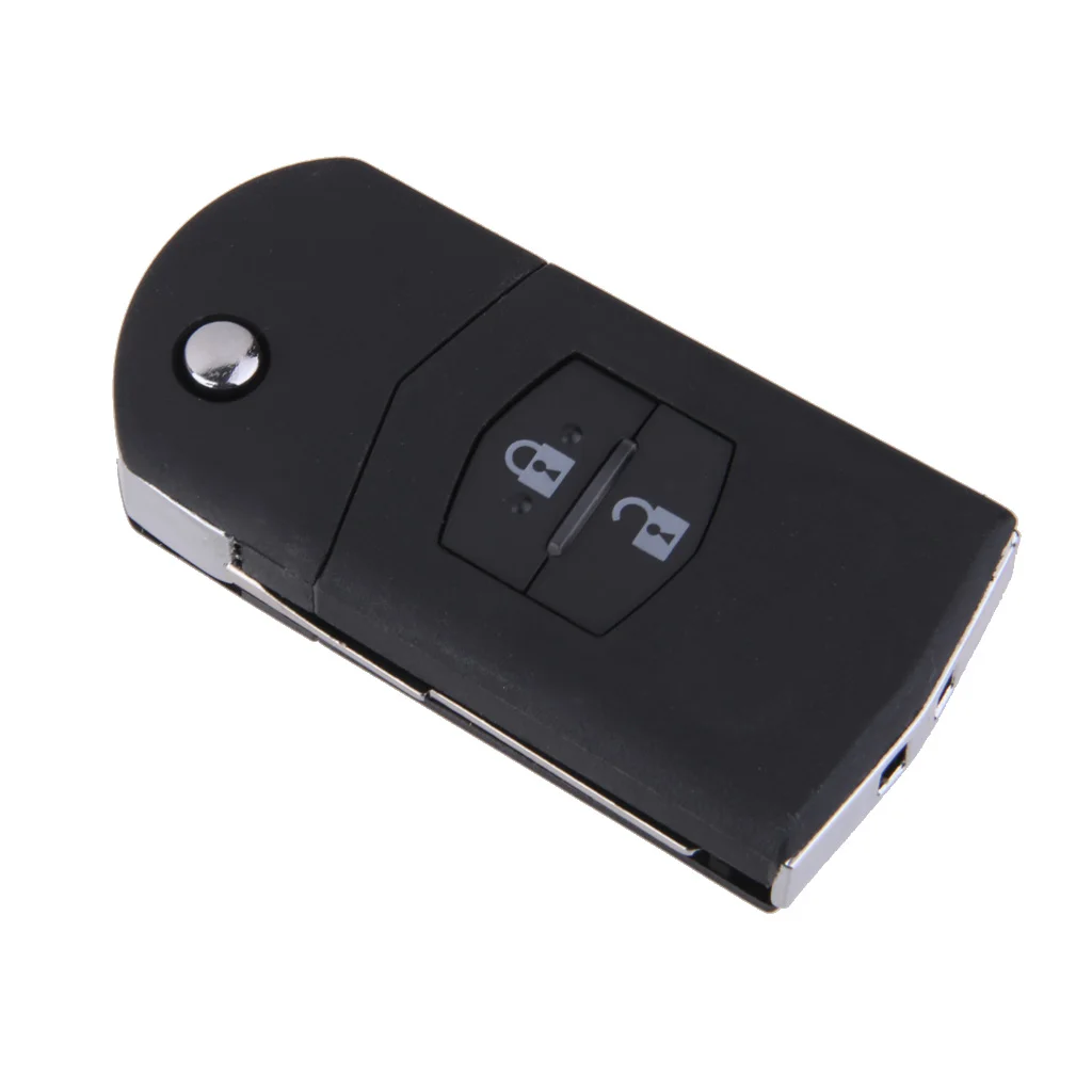Car Key Remote Kit Key Fob Case Plastic Blade Key Replacement Cover for Mazda 3 5 6