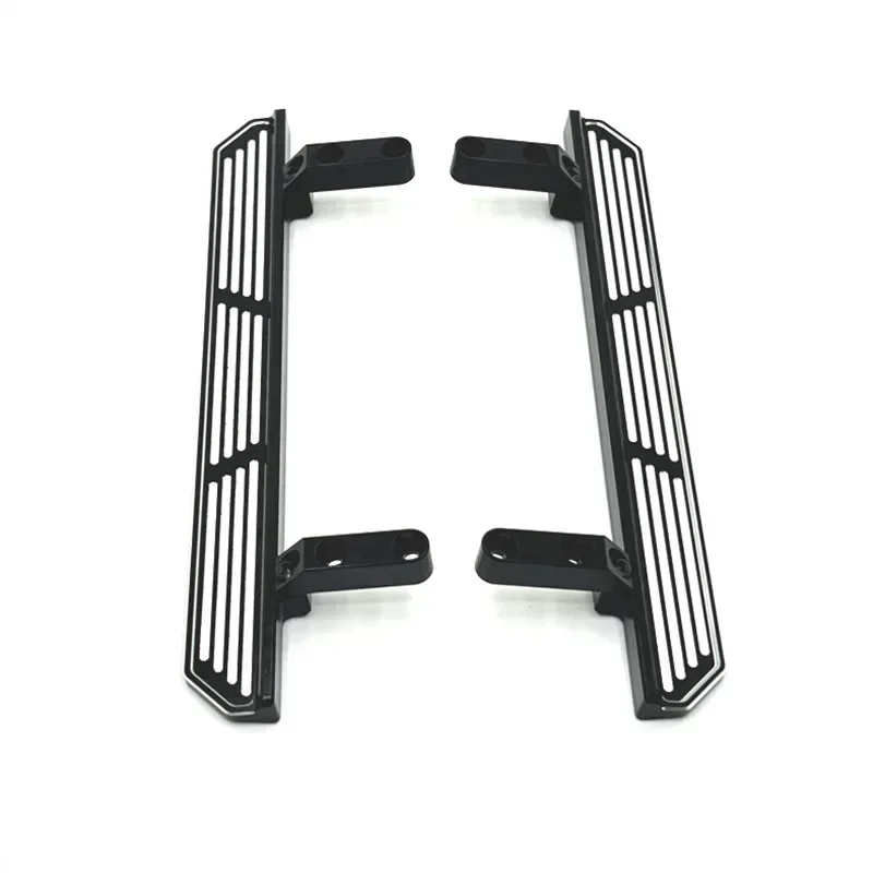 Metal rc rock sliders pedal lateral decoração rc carro atualização peças acessórios para wltoys 104006 104010 104020 104026