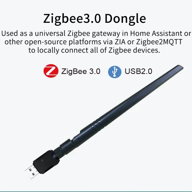 Zigbee 3.0 USB Dongle Plus-E Wireless Open Source Hub For Home Assistant Openhab Zigbee2mqtt ZHA USB Zigbee Gateway