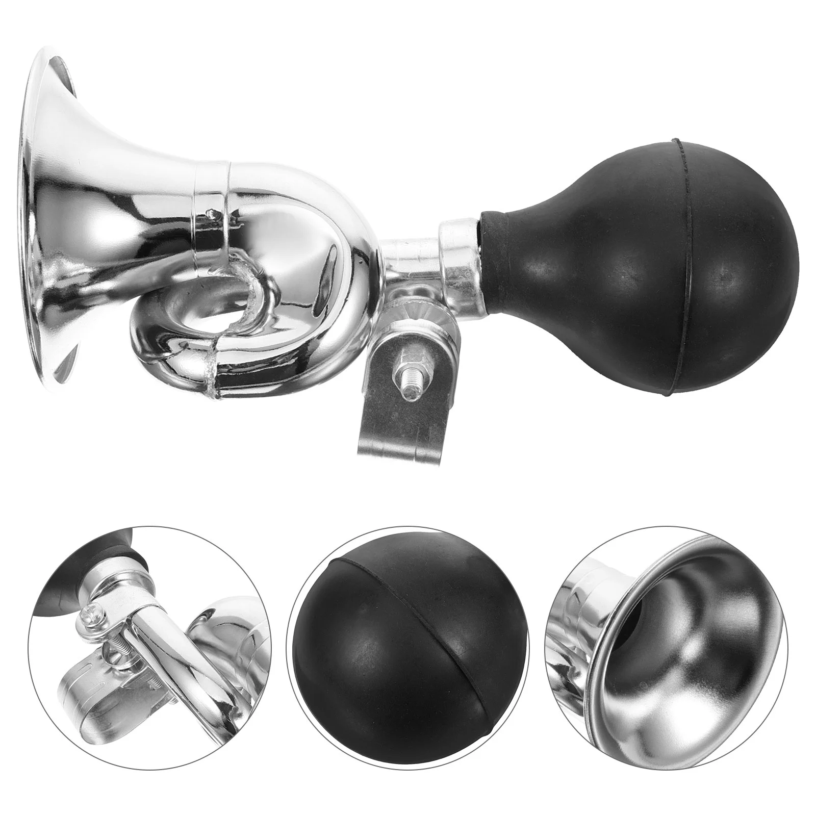 

Retro Clown Horn Bike Air Outdoor Pocket Part Cycling Rubber Metal Horns for Adults Durable Child