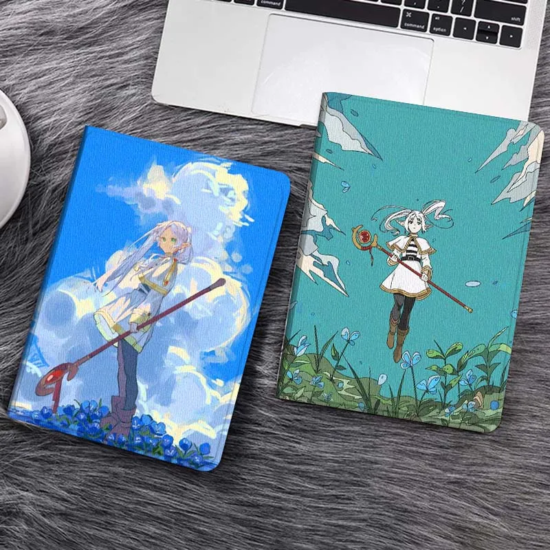 

Frieren Anime Hot Art Gift Tablet Case For Samsung Tab Galaxy S6 S11 A A7 A8 A9 A11 10.1 10.4 10.5 Plus Lite