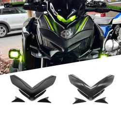 Aerodynamic front fairing fins, front peak nose cone extension, cover extender compatible with KAWASAKI Z900 Z 900 z900 2017 201