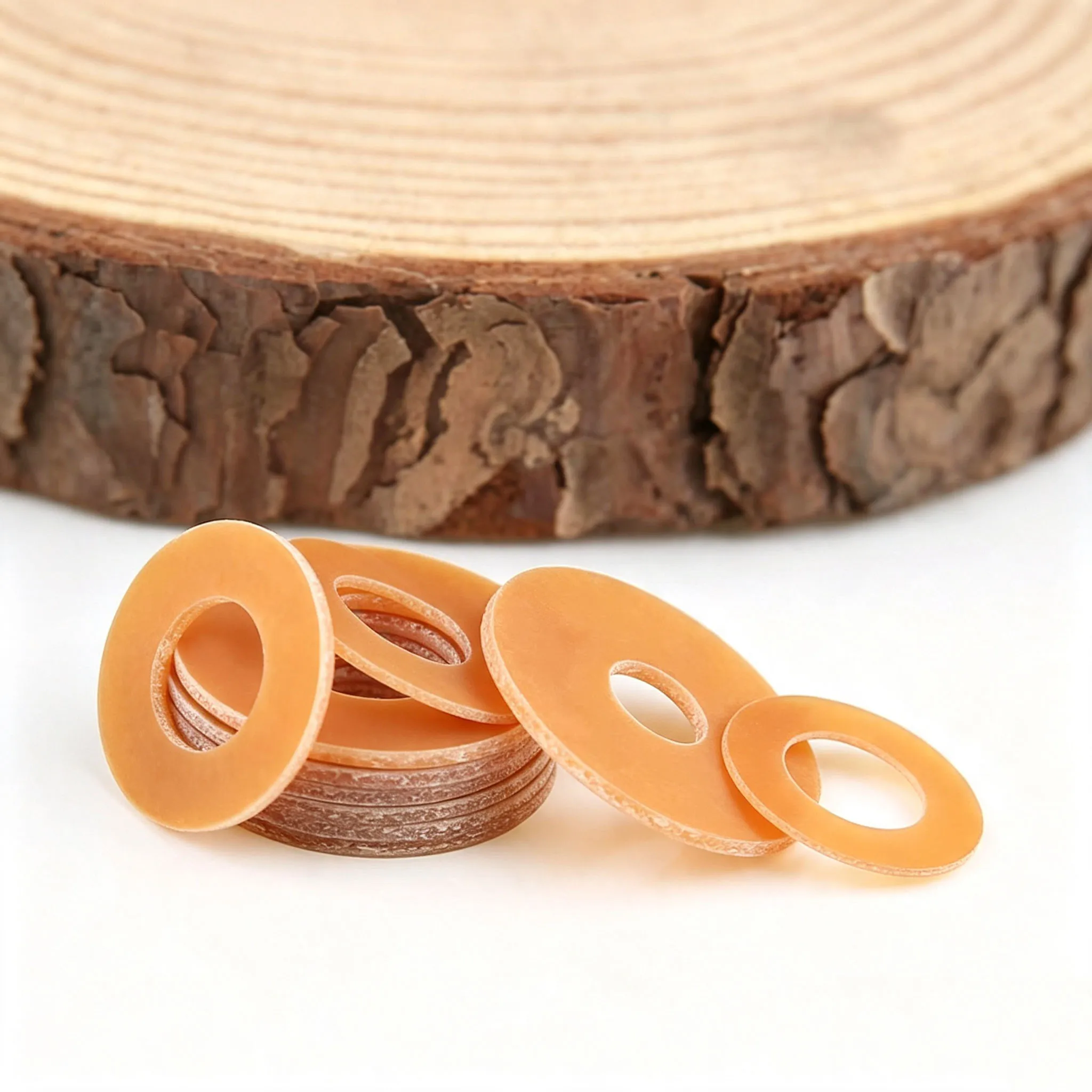 M2-M10 High Temp Resistant Bakelite Washer Electrical Insulation Gasket Non-Conductive Flat Spacer Pad for Electronic Hardware