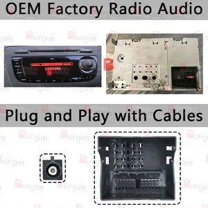 راديو السيارة واجهة الإطار لمقعد إيبيزا 6J 2008-2013 ، 9 6 إطارات مبيعات رئيسية لراديو 2 Din Ibiza - No5
