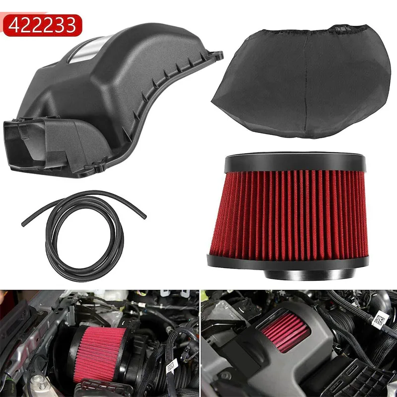 422233 Cold Air Intake Kit Air Induction System Fits for Ford Bronco 2.3L 2.7L Engine 2021-2023