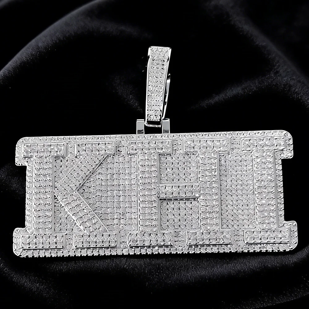 

Кулон-подвеска NY Full Iced Out Bling Letters с двумя слоями кубического циркония, 3 дюйма, для мужчин, в стиле хип-хоп, ювелирные изделия