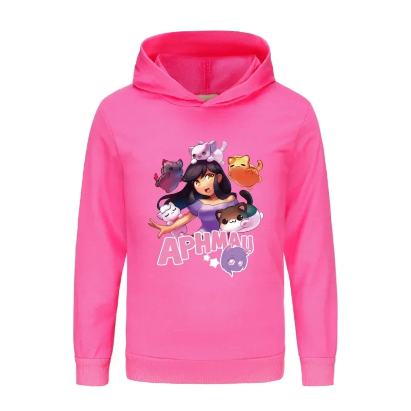 APHMAU 까마귀 스웨터 봄 가을 어린이 유아 유아 의류 생일 선물 후드 스웨터 Sportwear