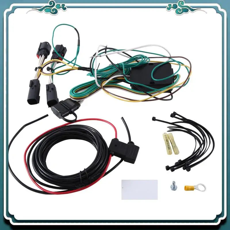 

ABTU-4 Way Trailer Wiring Harness Connector Plug 118847 ABS Car Accessories Interior Accessories For Jeep Grand Cherokee L 2021-