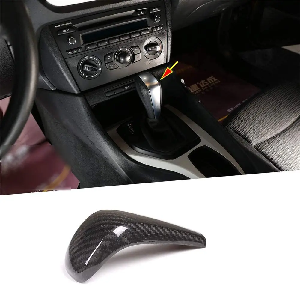 

Carbon Fiber Car Gear Shift Head Cover Trim For BMW X1 E84 2011-2015 3 Series E90 E92 E93 E87