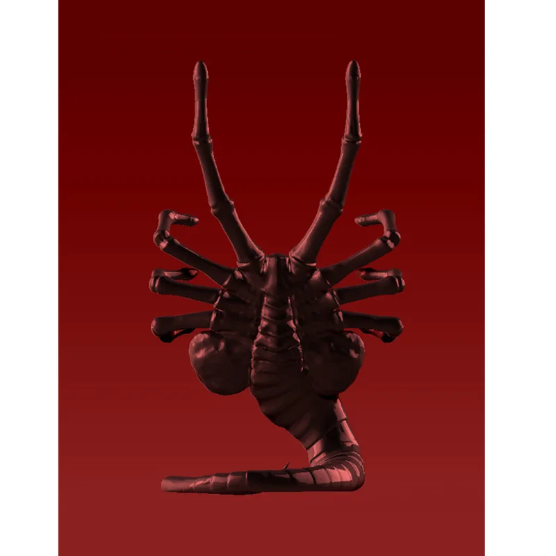 3D Printed Alien Facehugger Holder Ornament Creative Desktop Stand Decoration Collectible Model for Sci Fi Fans Home Decor Gift