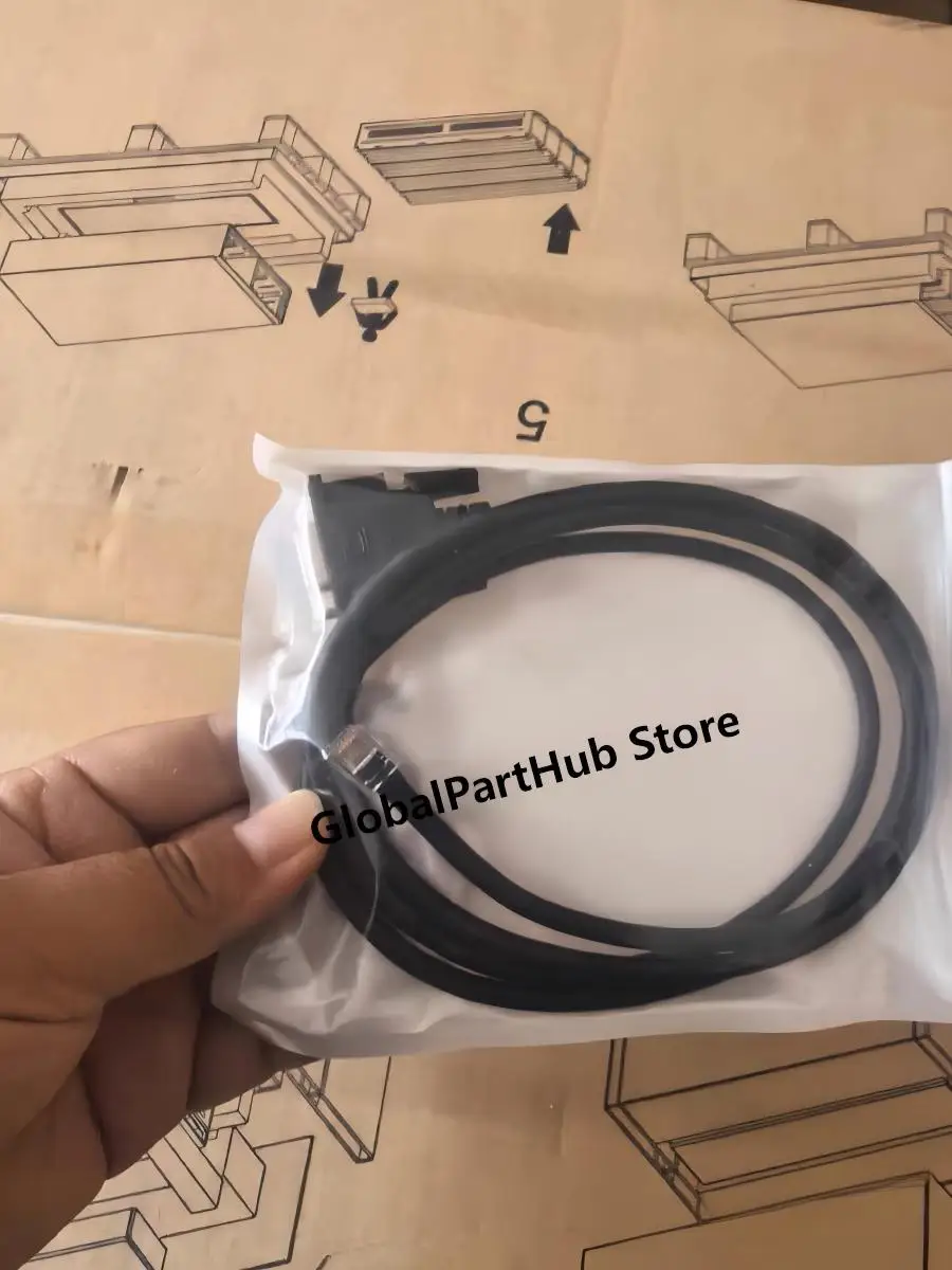 1PC New Original APC PDU Debug Cable RJ45 to DB9 RS232 Serial Console Configuration Cord For PDU Equipment