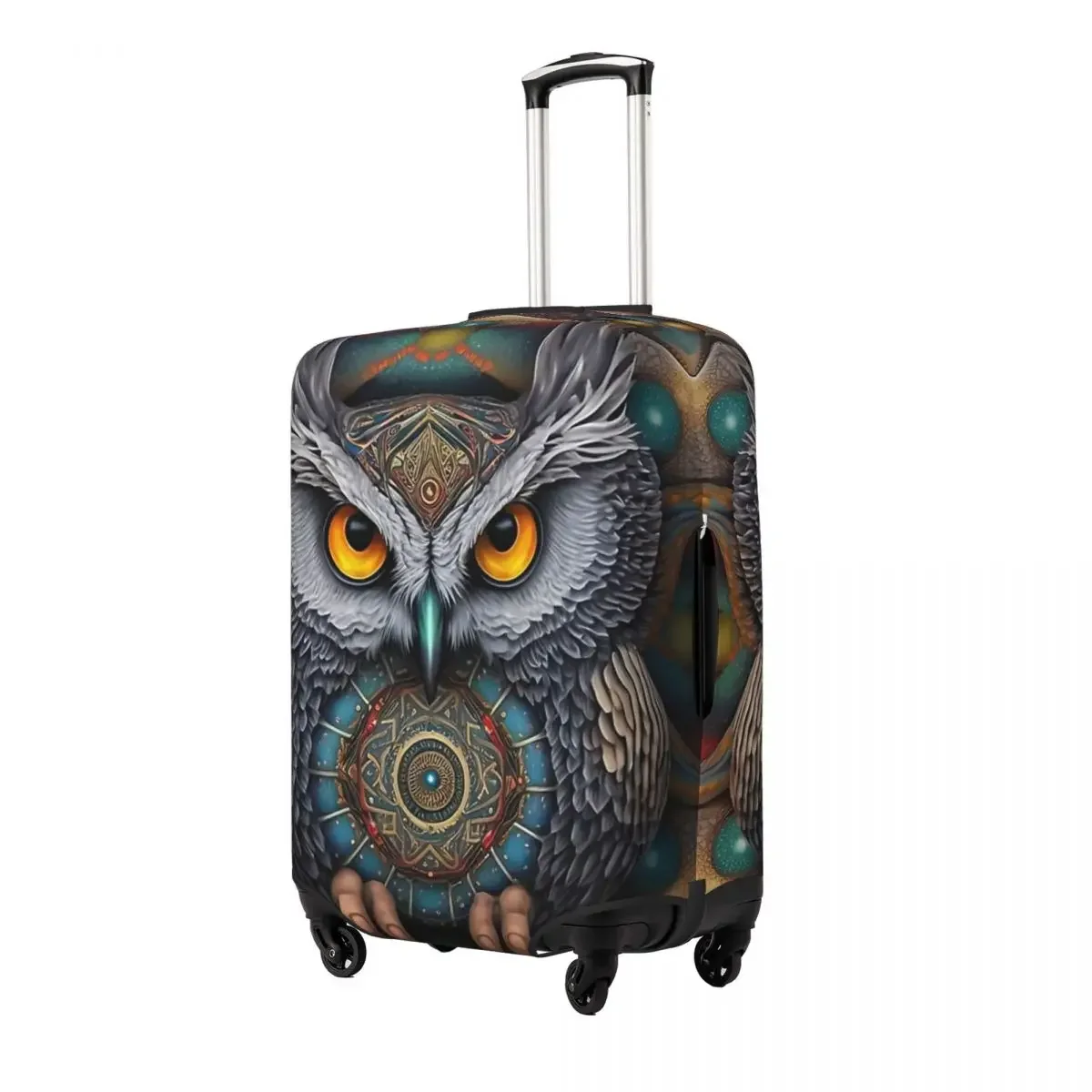 Owl Keeper Of The Dream Print Luggage Protective Dust Covers Elastic Waterproof 18-32inch Suitcase Cover Travel Accessories