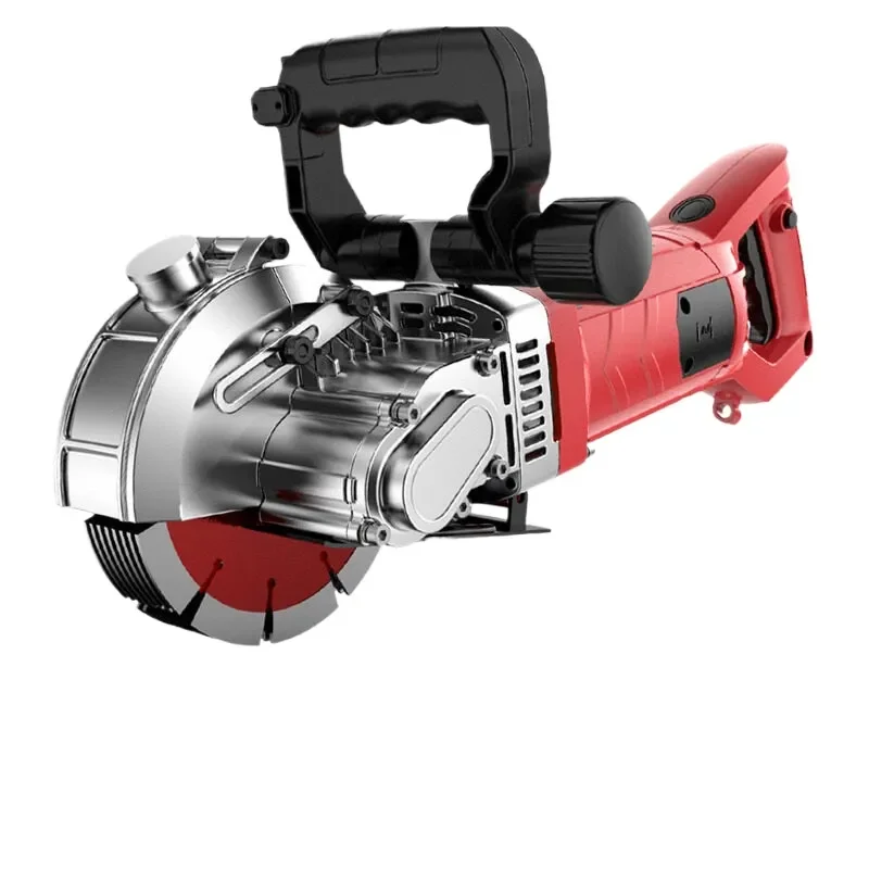 Automatic Wall Slotting Machine, Dust-free Concrete Groove Cutter, One-time Forming for Water & Electrical Installation