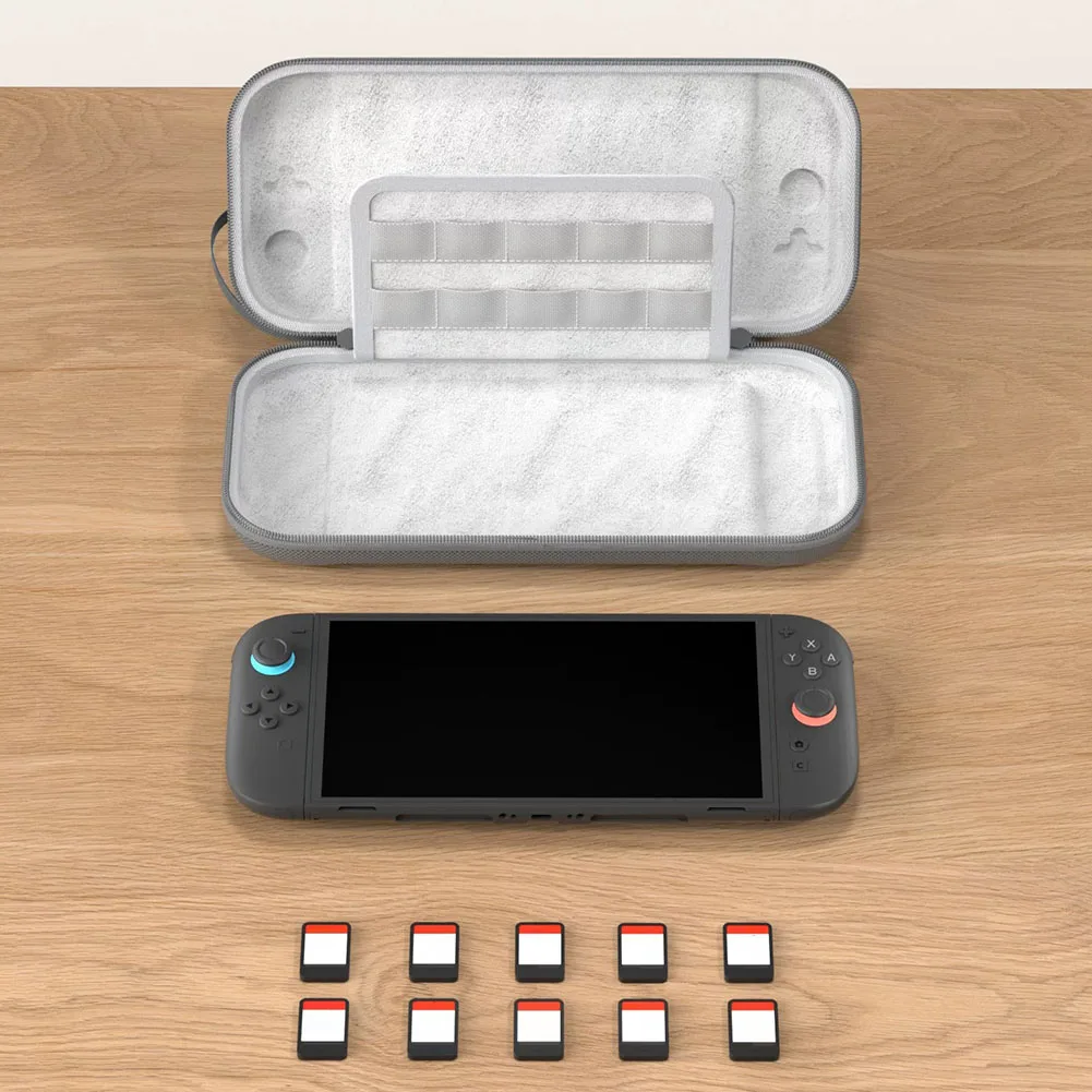 حقيبة حمل محمولة للتبديل 2 حقيبة تخزين مزدوجة الطبقة حقيبة سفر حافظة منظم لهاتف نينتندو سويتش 2