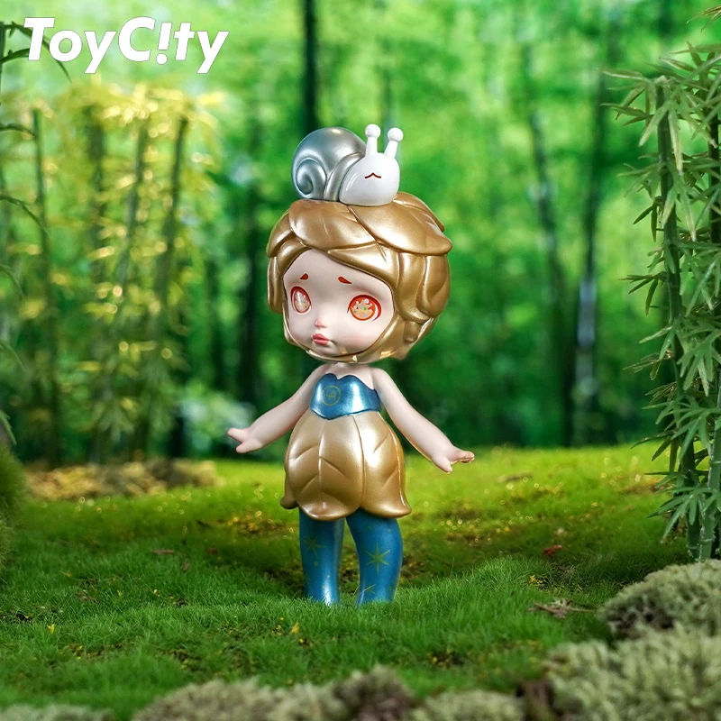 Original Toycity Laura Wood Eves Forest Elf Series Blind Box Doll Cute Action Figure Figurine Desktop Decoration Collectible