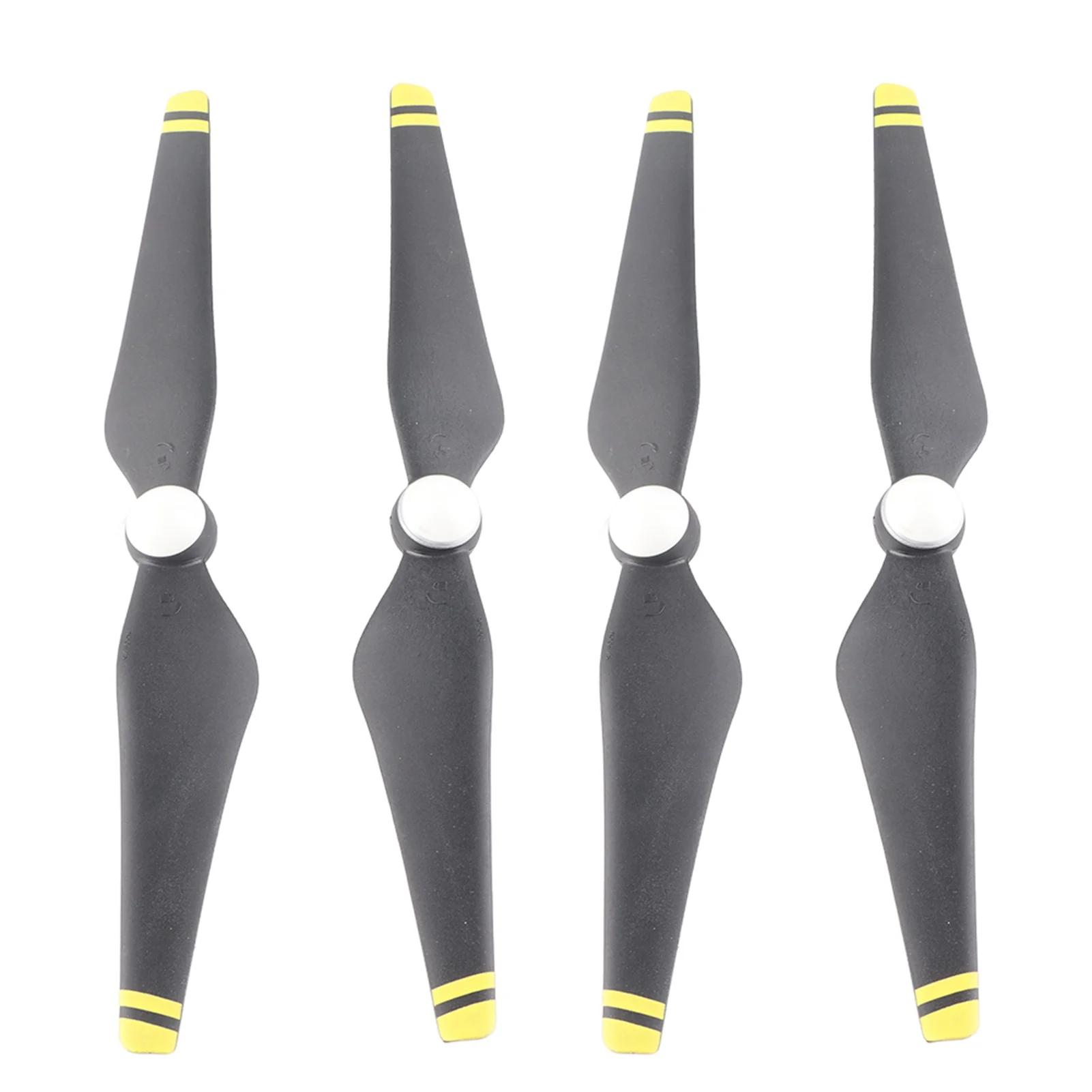 2 Pairs Self tightening Propellers for DJI Phantom 3 Drone Quadcopter Accessory(White Edge/Yellow Edge/Full Black)