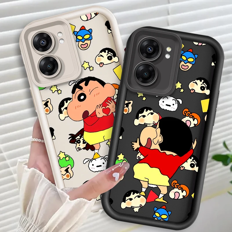 

Crayon Shin Chan Cartoon Anime Eye Ladder For OPPO Find X5 X3 A58 A57 A55 A53 A54 A92 A74 A78 A98 A16 A94 A76 A72 5G Back