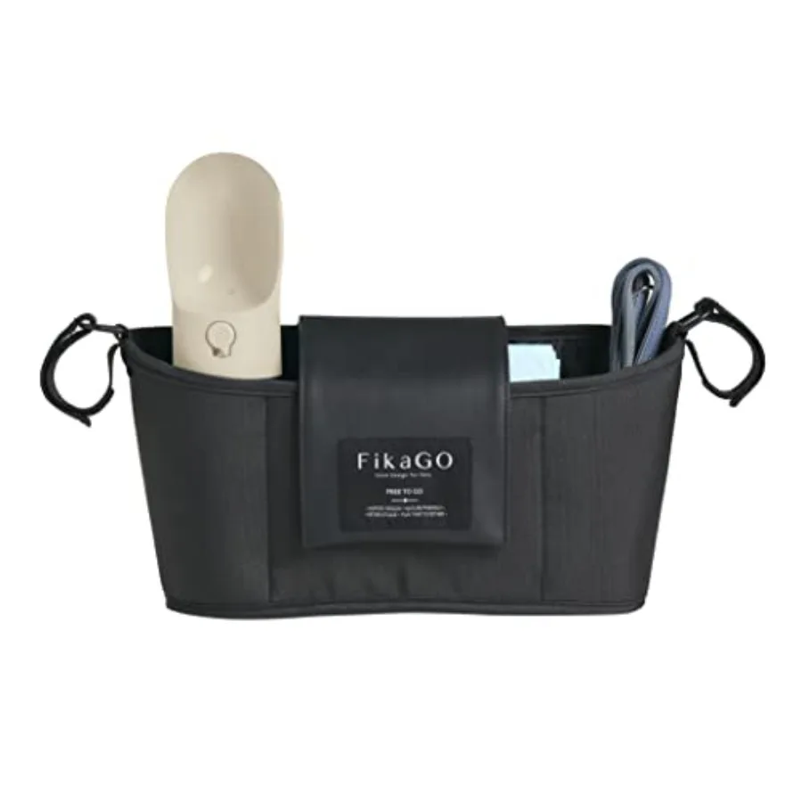 

Free to GO: Stroller Organizer. A Stylish Way to Carry Your Pets Necessities While on The go.