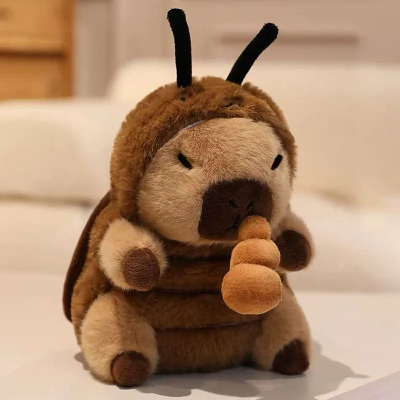 

Разноцветная плюшевая игрушка капибара, косплей, свинья, кролик, акула, жук, мягкая кукла, кавайное платье, капибара, подарок для девочек