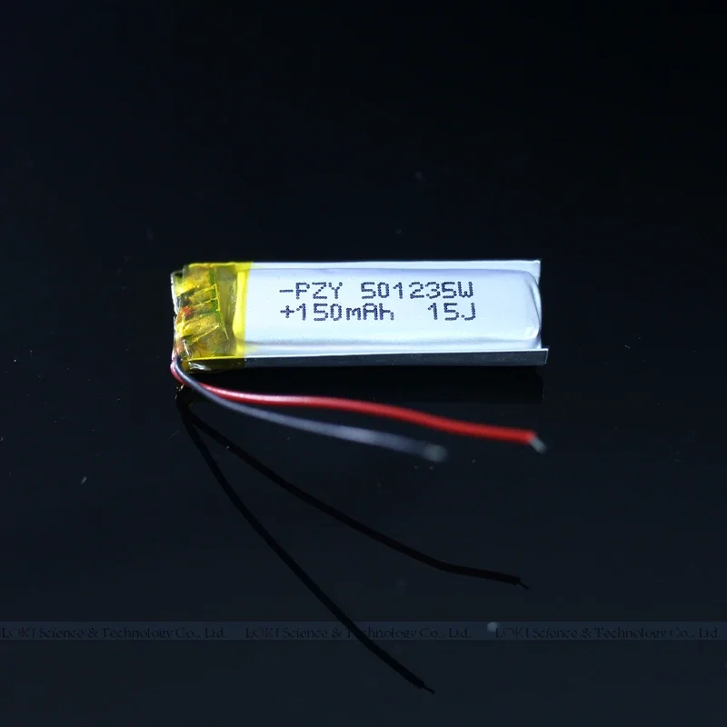 Neu heiß 501235   Polymer-Lithium-Akku für nur Bluetooth-Headset HBS800, Laden 3,7 V, integrierte Kern-Li-Ionen-Zelle, wiederaufladbar