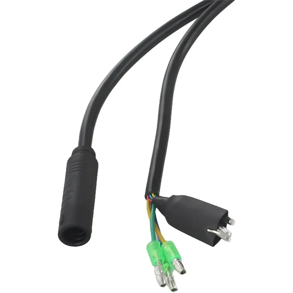 B72ABG 9 Pin Female Motor Cable Extension with Hall Connector 100cm for EBike Motor Hall Sensor Phase Position and Durability