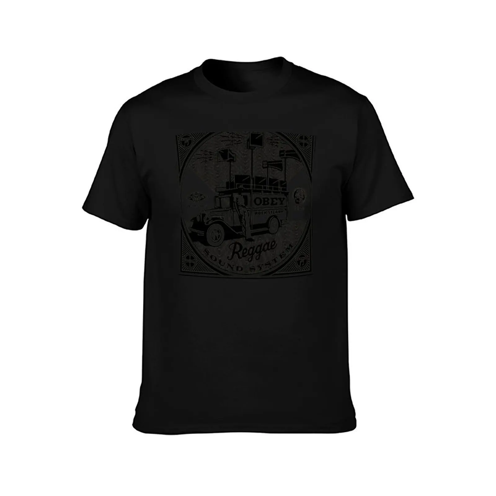 Reggae Sound System Classic T-Shirt Work Short Sleeve Cotton Top T-Shirt