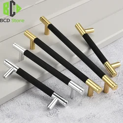 BCD 300mm Length Kitchen Cabinet Wardrobe Door Knurled Handles Drawer Dual Color American Style Pulls Handles For Furniture
