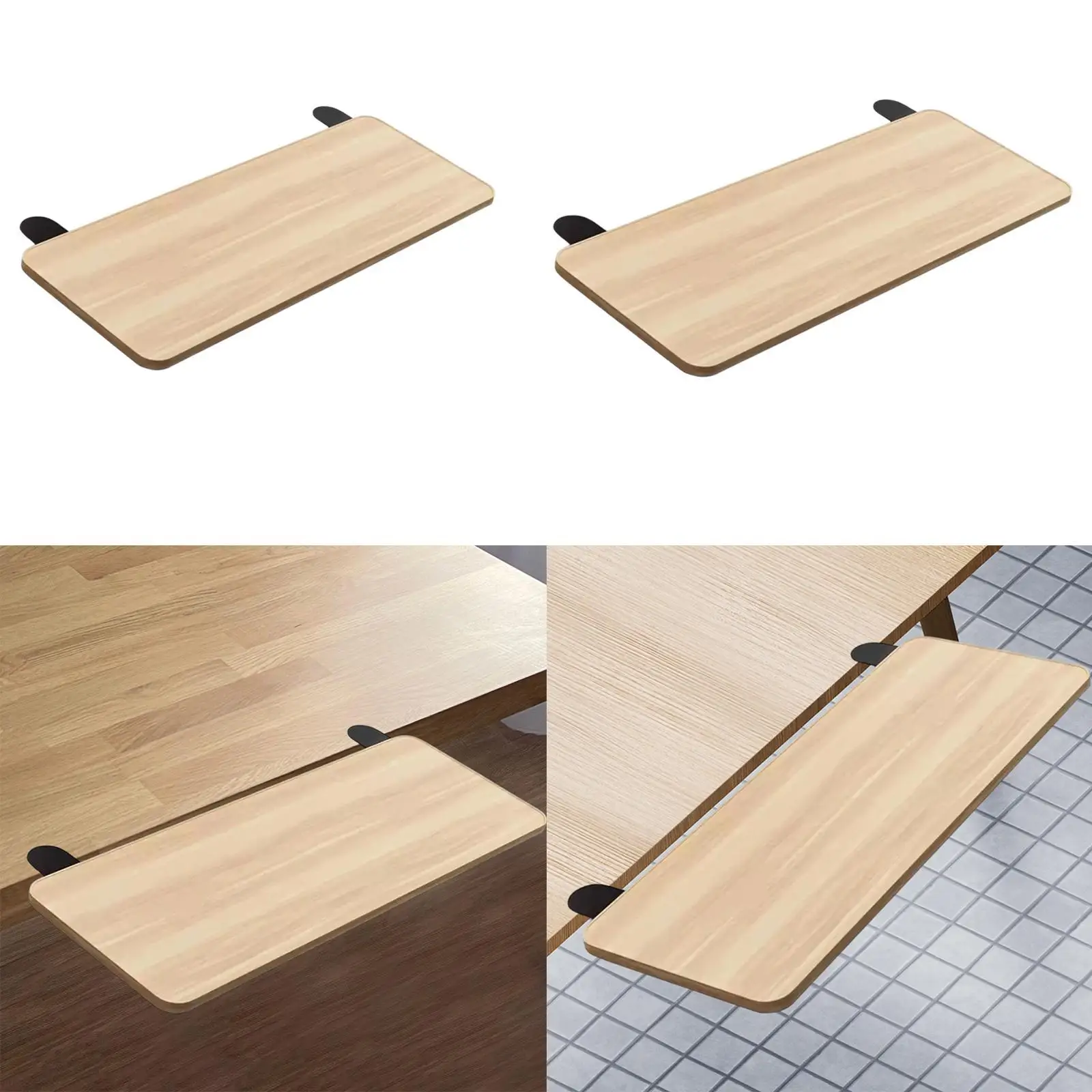 Desktop Extension Board 90 Degree Folding Elbow Arm Support for Sturdy Room