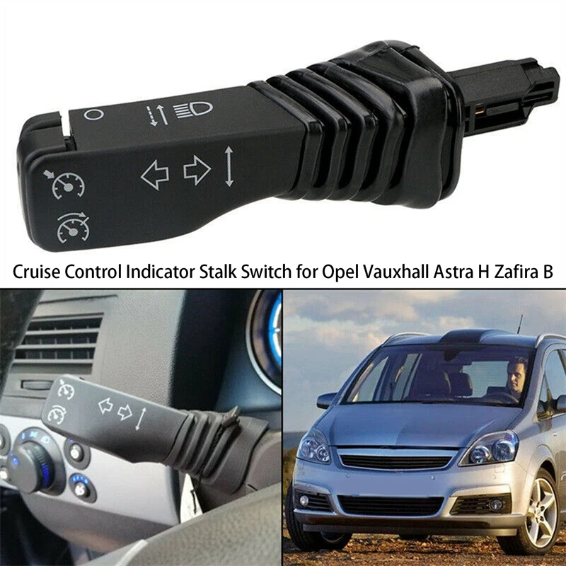 

Пластиковый переключатель рулевой колонки для Opel Vauxhall Astra H Zafira B, переключатель индикатора 13129642 024445282