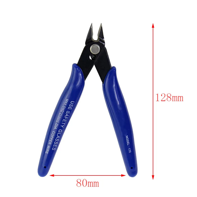 1PC 170 Universal Pliers DIY Electronic Diagonal Side Cutting Nippers Wire Cable Cutter Hand Tools