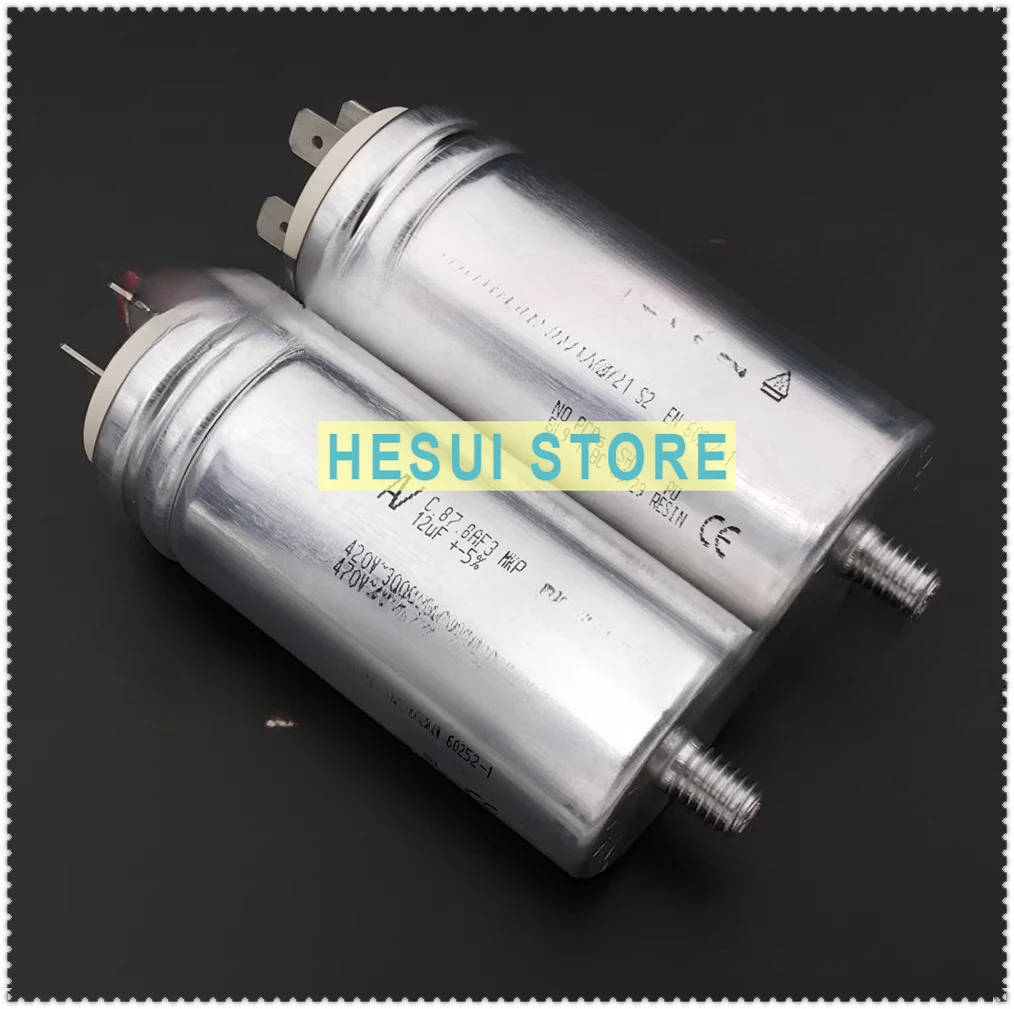 AV C.87.8AF3 MKP 12uF Fan Motor Start-Up Capacitor