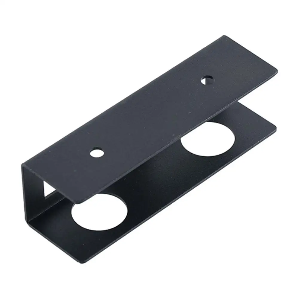 حامل كمبيوتر محمول لتبديد الحرارة تحت المكتب، حامل تخزين الكمبيوتر المحمول الأسود، حامل الكمبيوتر المحمول، شحن لوحة المفاتيح، تخزين الكمبيوتر المحمول #6