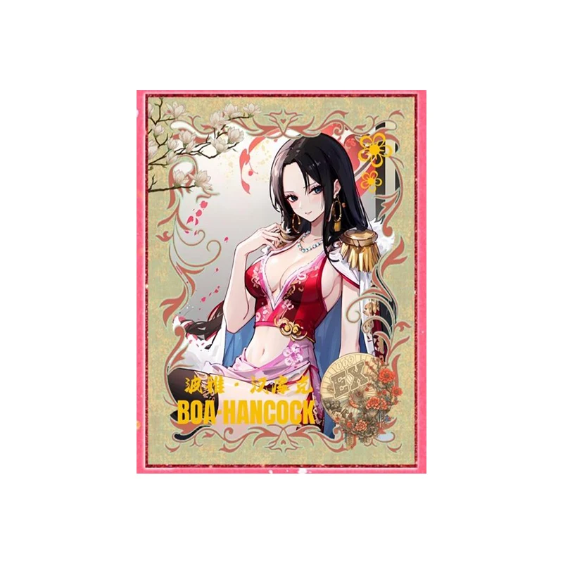 Anime Goddess Story EX Series Collectible Cards Boa Hancock Board Game Christmas Birthday Gifts Children's Entertainment Toys