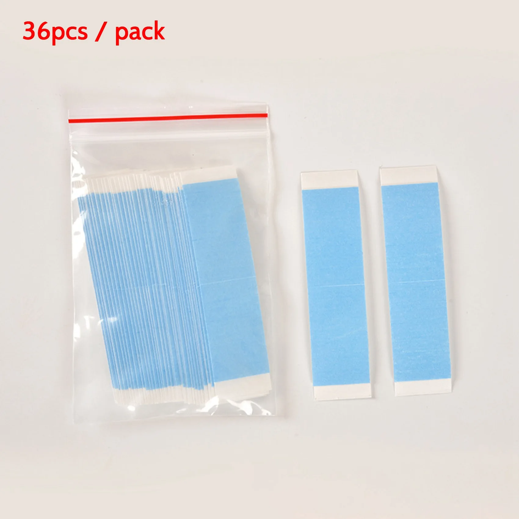 72Pcs/Lot Super Strong Wig Tape Strips Hair Double Adhesive Extension Tape Waterproof for Toupee/Lace Wigs Film Adhesive