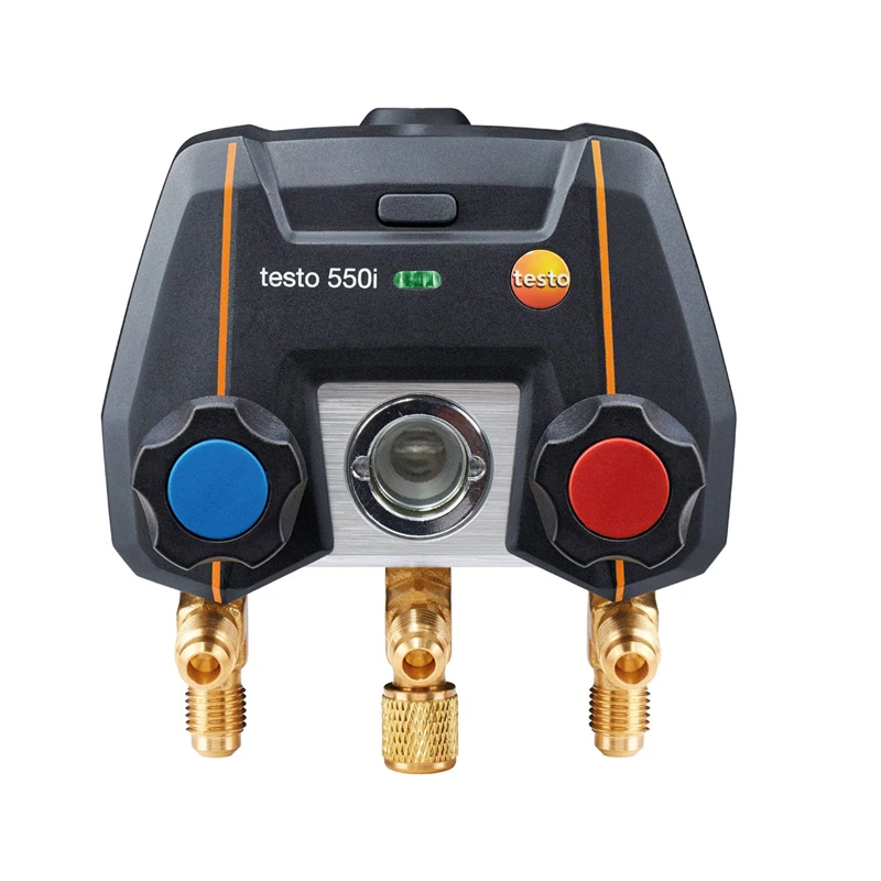 Testo 550i App-controlled Digital Manifold With Bluetooth-Compatible And 2-Way Valve Block Testo550i 0564 2550