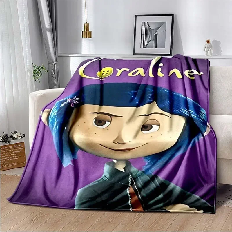 Coraline Logo Printed Bedding Set, Duvet Cover, Bedding Sets, Luxury Birthday Gift, Blanket@0￥